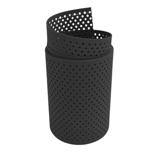 zaun|zu® Rille GELOCHT 15% Muster Sichtschutzstreifen PP für Doppelstabmatten Zaunblende Made in Germany von zaun|zu
