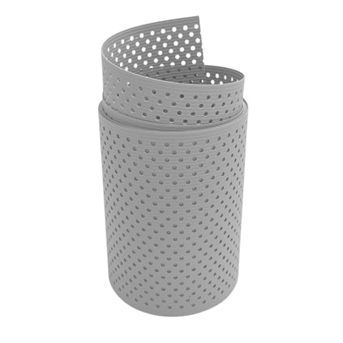 zaun|zu® Rille GELOCHT 15% Muster Sichtschutzstreifen PP für Doppelstabmatten Zaunblende Made in Germany von zaun|zu
