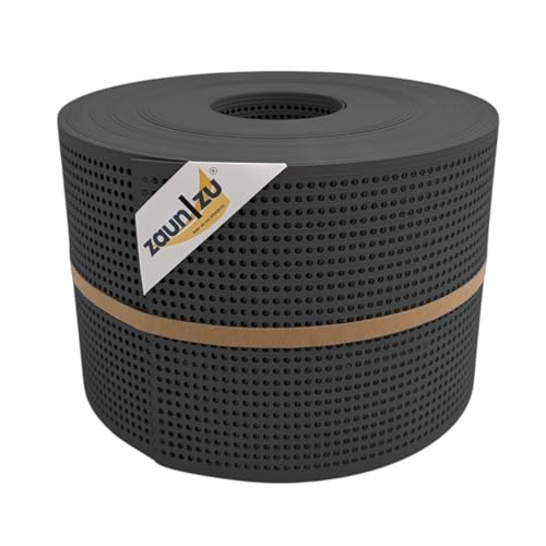 zaun|zu® Rille GELOCHT 30% Muster Sichtschutzstreifen PP für Doppelstabmatten UV-beständiger Sichtschutz | Zaunblende Made in Germany von zaun|zu