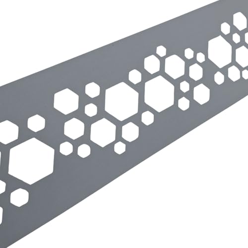 zaun|zu Premium dekor Hexagon: Sichtschutzstreifen mit Lasermuster für Doppelstabzaun zaun|zu Premium dekor Hexagon: Sichtschutzstreifen mit Lasermuster für Doppelstabzaun von zaun|zu