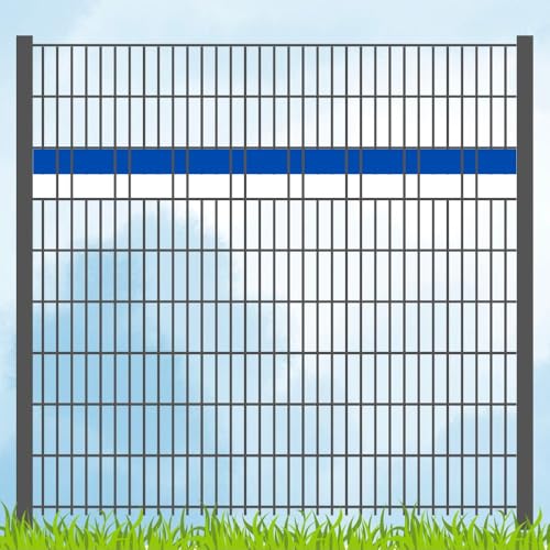 zaun|zu Sichtschutzstreifen in Vereinsfarben - Set BLAU-Weiss zaun|zu Sichtschutzstreifen in Vereinsfarben - Set BLAU-Weiss von zaun|zu