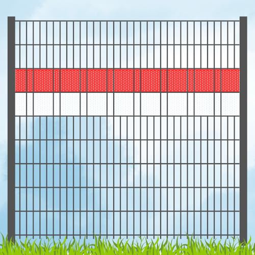 zaun|zu Sichtschutzstreifen in Vereinsfarben - Set ROT-Weiss zaun|zu Sichtschutzstreifen in Vereinsfarben - Set ROT-Weiss von zaun|zu