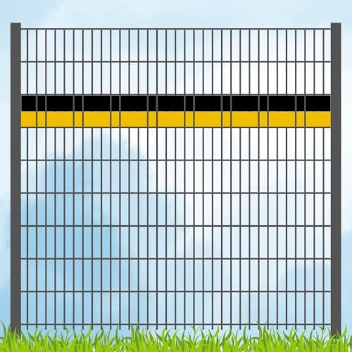zaun|zu Sichtschutzstreifen in Vereinsfarben - Set SCHWARZ-GELB zaun|zu Sichtschutzstreifen in Vereinsfarben - Set SCHWARZ-GELB von zaun|zu