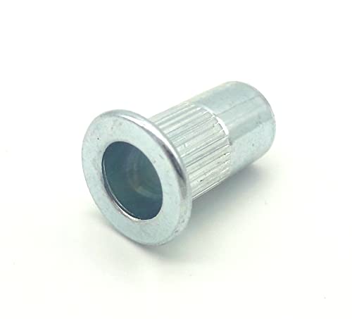 100 x Blindnietmutter Nietmutter M8x21 Stahl Verzinkt Zaun Pfosten Auflagebock Befestigung Halterung Verbinder 100 x Blindnietmutter Nietmutter M8x21 Stahl Verzinkt Zaun Pfosten Auflagebock Befestigung Halterung Verbinder von zaungraefe