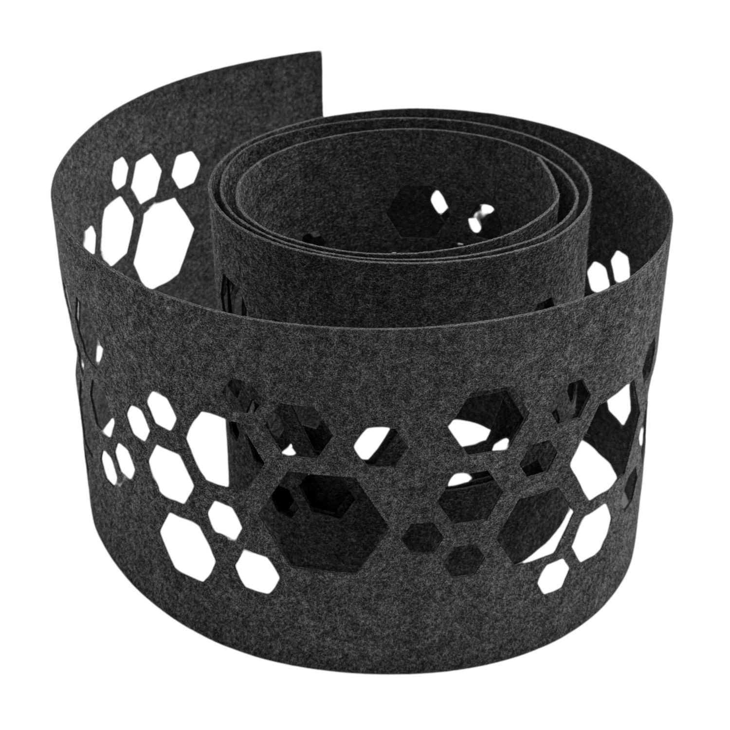 zaunzu Sichtschutz Design Vlies Dekor Hexagon Einzelstreifen Schwarzgrau 2,55m zaunzu Sichtschutz Design Vlies Dekor Hexagon Einzelstreifen Schwarzgrau 2,55m von zaunzu