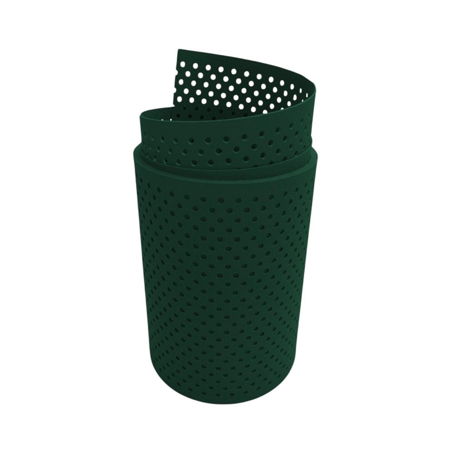 zaunzu Sichtschutz PP Premium gelocht 15 Prozent Streifen Grün 2,55m von zaunzu