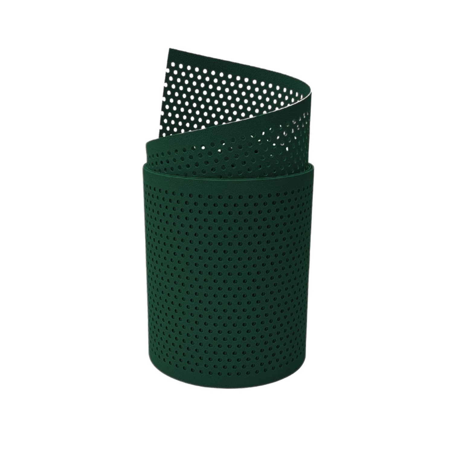 zaunzu Sichtschutz PP Premium gelocht 20 Prozent Streifen Grün 2,55m von zaunzu