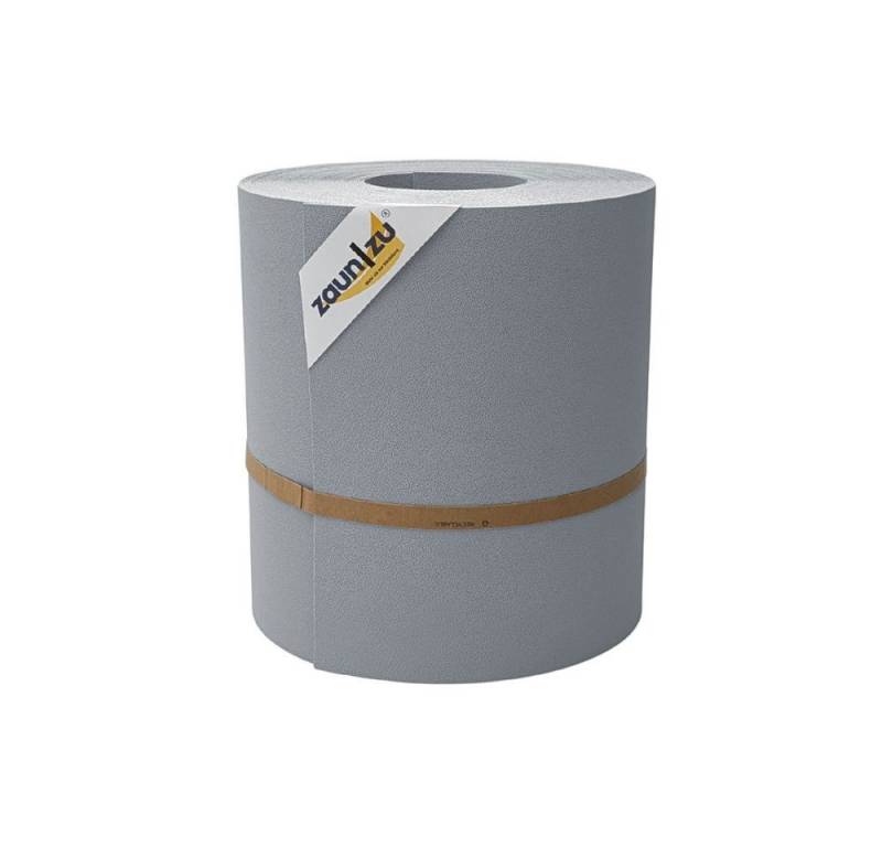 zaunzu Sichtschutzstreifen Premium Maxi für Doppelstabmatten 24cm hoch Fenstergrau 26m, (1x Einzelstreifen, 24cm hoch, UV-beständiger Sichtschutz), PP für Doppelstabmatten UV-beständiger Sichtschutz von zaunzu