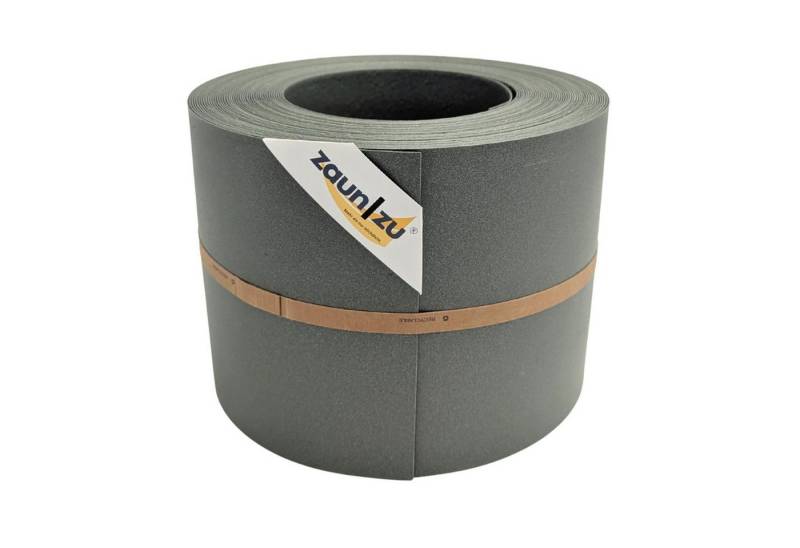 zaunzu Sichtschutzstreifen ECO Streifen für Doppelstabmatten Salbei 26m, (1 Rolle, tolle warme Struktur), 2 Jahre garantierte Farbechtheit von zaunzu