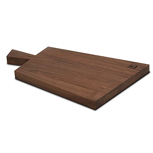 Zayiko Design Schneidebrett Nussbaumholz massiv I Trapezform Schneidbrett mit Griff I Hochwertiges Schneid- & Servierbrett I Ideal für Zayiko Damastmesser I Edles Küchenbrett 40 x 24,7 cm Zayiko Design Schneidebrett Nussbaumholz massiv I Trapezform Schneidbrett mit Griff I Hochwertiges Schneid- & Servierbrett I Ideal für Zayiko Damastmesser I Edles Küchenbrett 40 x 24,7 cm von zayiko