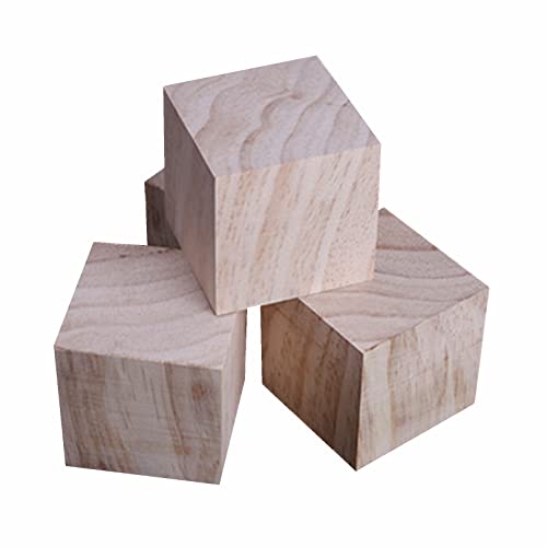 10X10 cm Holz Möbelerhöhung Möbel Risers aus Möbelerhöher Betterhöhung Tischerhöher Bed Riser Betten Sofas Schränken,Holzfarbe 4 Stück (5cm) von zcru004