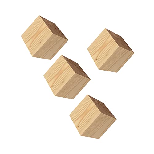 10x10cm Möbelerhöher Betterhöhung Tischerhöher Wird Verwendet um die Höhe von Bett Sofa Schrank und Stuhl zu Erhöhen 4 Stück (5cm) von zcru004