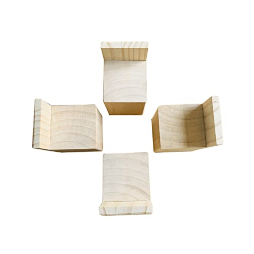 3 cm Höher Möbelfüße Möbel Booster Möbelbeine Holz Möbel Riser Erhöhen Sie Die Möbelhöhe Möbelfüsse Möbelerhöher Holztisch Schreibtisch Betterhöhung 4 Stück (8x8cm) von zcru004