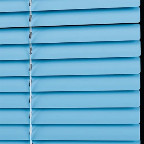 Matte Blau Aluminium Verdunkelungsrollo Jalousie Seitenzugrollo Plissee Schalusie Fenster Jalousien Sonnenschutzrollos Für Haus/küche/büro,Individuell (155×270cm) von zcru004