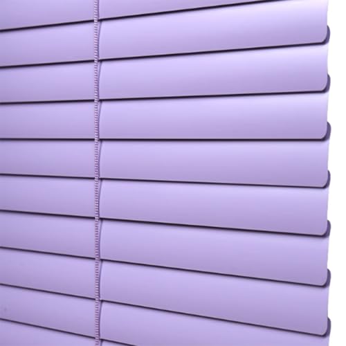 Mattes Violett Aluminium Jalousie Verdunkelungsrollo Fensterrollo Rollo Seitenzugrollo Plissee Schalusie Fenster Jalousien Sonnenschutzrollos Für Haus/küche/büro,Individuell Gestaltbar (75×110cm) von zcru004
