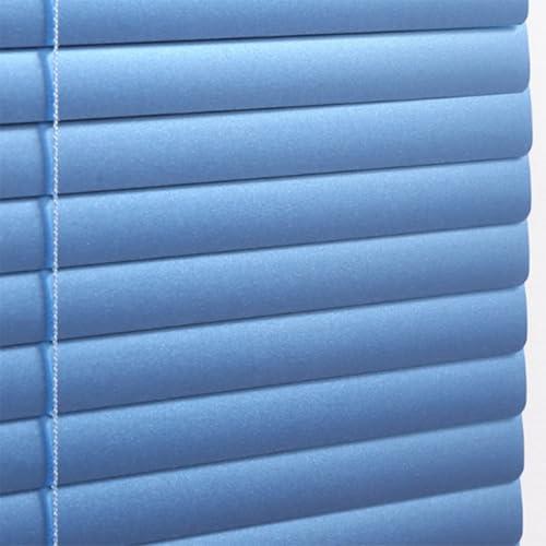 Mattiert Blau Aluminium Jalousie Verdunkelungsrollo Fensterrollo Rollo Seitenzugrollo Plissee Schalusie Fenster Jalousien Sonnenschutzrollos Für Haus/küche/büro,Individuell Gestaltbar (145×210cm) von zcru004