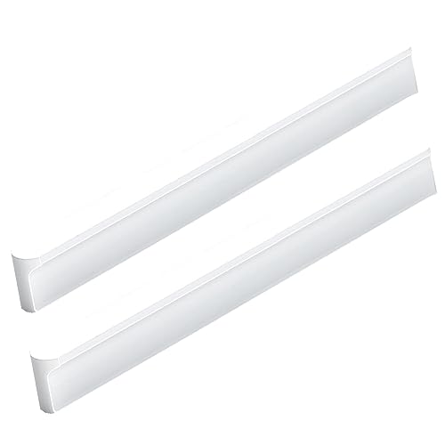 T Form Aluminiumlegierung Möbelgriff Kinderzimmer Griff Schrankgriffe Türklinke Möbelknäufe Küchengriff Weiß 2 Stück (Hole distance 320mm) von zcru004