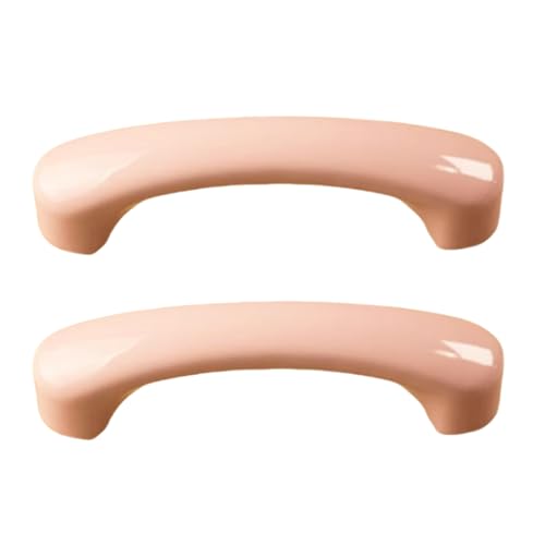 zcru004 Keramik Möbelgriffe Küchengriff Türgriffe Möbelknöpfe Schubladengriffe Küchenschränkegriffe Kleiderschrank Schrankgriffe 2 Stück (Pink,Hole distance 96mm) von zcru004