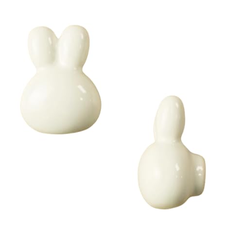 zcru004 Keramik Schubladengriffe Möbelgriffe Küchengriff Türgriffe Möbelknöpfe Küchenschränkegriffe Kleiderschrank Schrankgriffe 2 Stück (White) von zcru004
