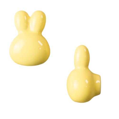 zcru004 Keramik Schubladengriffe Möbelgriffe Küchengriff Türgriffe Möbelknöpfe Küchenschränkegriffe Kleiderschrank Schrankgriffe 2 Stück (Yellow) von zcru004
