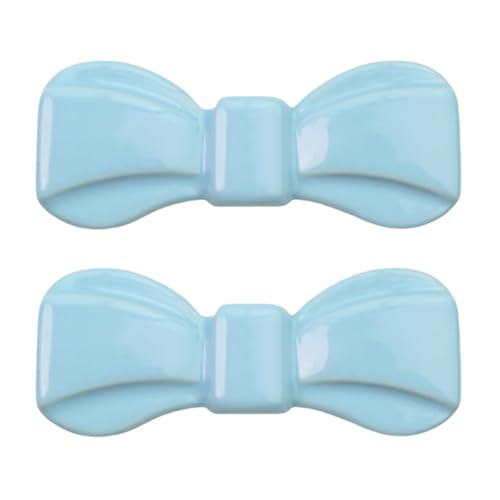 zcru004 Schmetterlinge Keramik Türgriffe Schubladengriffe Möbelgriffe Küchengriff Möbelknöpfe Küchenschränkegriffe Kleiderschrank Schrankgriffe 2 Stück (Blue,Large) von zcru004