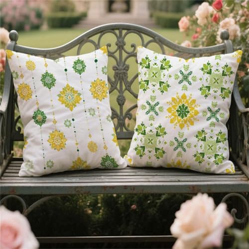 Outdoor Kissen Wetterfest Gelb Kissenbezugen 80x80cm 2 Stück Kissenhüllen Minimalistisch Dekokissen Leinen Doppelseitiger Gartenkissen Zierpolster für Outdoor Deko Heim Sofa Terrasse Bauernhaus yw-583 Outdoor Kissen Wetterfest Gelb Kissenbezugen 80x80cm 2 Stück Kissenhüllen Minimalistisch Dekokissen Leinen Doppelseitiger Gartenkissen Zierpolster für Outdoor Deko Heim Sofa Terrasse Bauernhaus yw-583 von zcscgtrhe