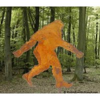 Big Foot, Sasquatch Oder Yeti Silhouette Garden Stick - Kostenloser Versand in Die Usa von zedszombieranch