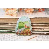 Kühlschrankmagnet - Garten Einfach Mal Kurz So Tun, Als Wäre Alles Im Griff Magnet Mit Lustigem Spruch Eigene Illustration von zeilenzumtee