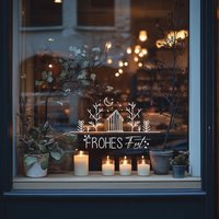 Fenster Bild Weihnachten, Dekoration Spiegel, Aufkleber Fenster, Gemütlich, Deko Minimalistisch Fenster Bild Weihnachten, Dekoration Spiegel, Aufkleber Fenster, Gemütlich, Deko Minimalistisch von zeitloseSchaetze