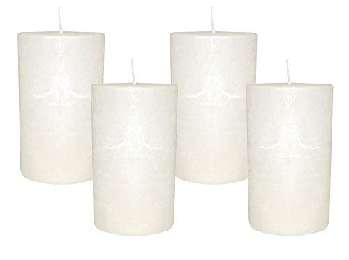 zeitzone 4 Rustic Stumpenkerzen Premium Kerze Weiß 7x12cm - 55 Std Brenndauer zeitzone 4 Rustic Stumpenkerzen Premium Kerze Weiß 7x12cm - 55 Std Brenndauer von zeitzone
