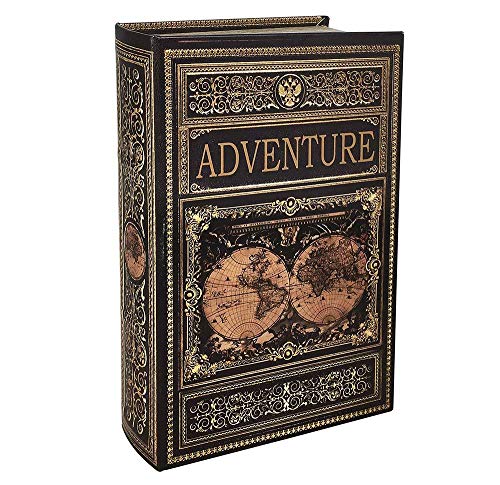 zeitzone Hohles Buch mit Geheimfach Buchversteck Weltkarte Adventure Antik-Stil 33cm zeitzone Hohles Buch mit Geheimfach Buchversteck Weltkarte Adventure Antik-Stil 33cm von zeitzone