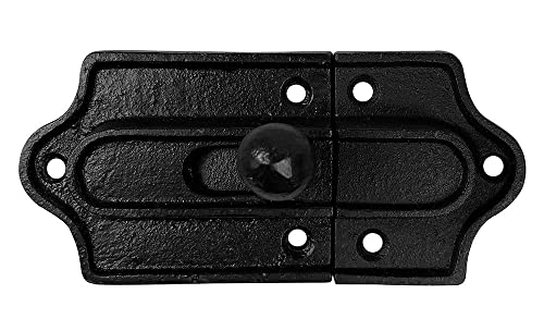 zeitzone Schiebeschloß Türriegel Schieberiegel Vintage Gusseisen Schwarz Antik-Stil zeitzone Schiebeschloß Türriegel Schieberiegel Vintage Gusseisen Schwarz Antik-Stil von zeitzone