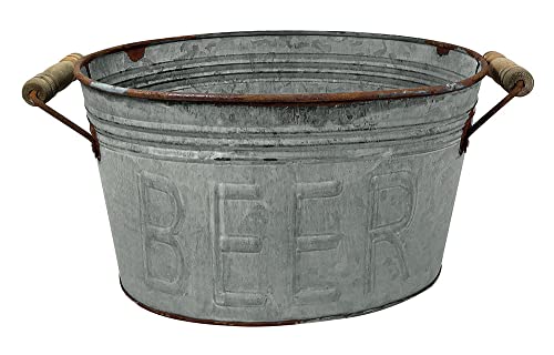 zeitzone Zinkeimer Pflanzgefäß Beer Pflanztopf Zink mit Griffen Blumentopf Vintage 30cm zeitzone Zinkeimer Pflanzgefäß Beer Pflanztopf Zink mit Griffen Blumentopf Vintage 30cm von zeitzone