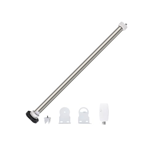 zemismart Tuya WiFi wiederaufladbare Rollläden Motor,Smart Shutter Motor Eingebaute Batterie Smart Life Tubular Shade Engine Alexa Google Home Control Timer,Tuya APP Fernbedienung (No Remote,For 25mm) von zemismart