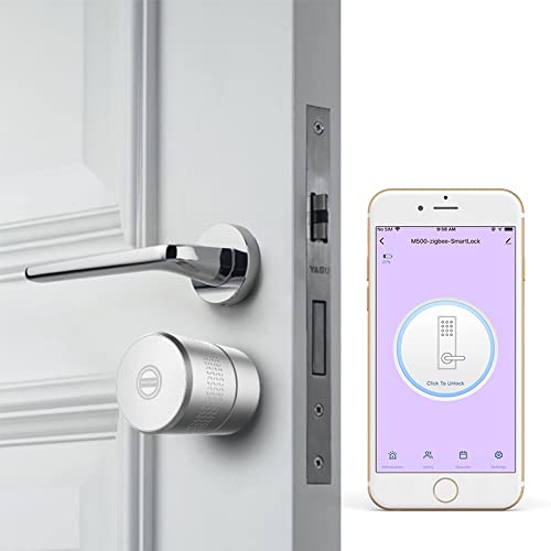 Zemismart Tuya Zigbee Smart Lock Core Zylinder - Intelligente Sicherheitstür-Verschlüsselung Mit Schlüsseln - Kompatibel Mit Smart Life App (2 Schlüssel Inklusive) von zemismart