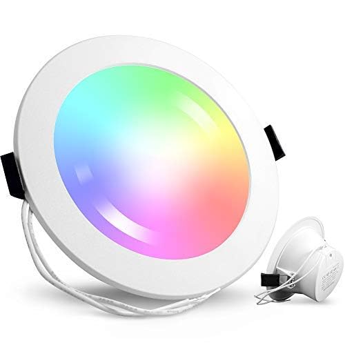 zemismart Zigbee Smart LED Recessed Downlight RGBCW Music Sync Dimmable Retrofit Light,2700K-6500K,Voice Control by Alexa Echo Plus Directly,Work with Tuya App via Tuya Zigbee Hub (2.5in 7w) von zemismart