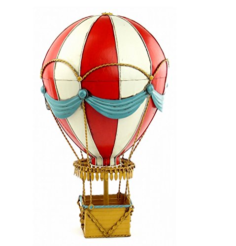 Vintage Eisen Modell Europäische Heißluftballon Ornamente Bar Hang Dekorationen Wohnaccessoires Geschenke,D von zenggp