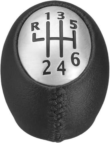 Schalthebelabdeckung Kopf Stick für glanz Matt Getriebe Shifter für Renault für laguna für megane(6 Speed Leather) von zengxi