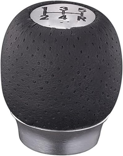 zengxi Schalthebelabdeckung 5 für Geschwindigkeit Aluminium Auto Getriebekopf Schwarz Getriebe Manueller Schaltknauf(A) von zengxi