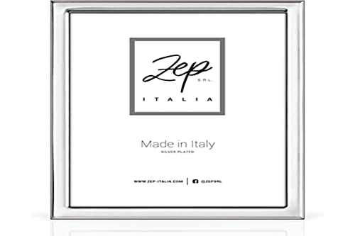 zep srl ORTONA Tischrahmen aus Silver Plated für Fotos 13 x 18, horizontal positionierbar, versilbert, hergestellt in Italien von zep srl