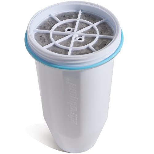 ZR-017 Wasserfilter Ersatz, kompatibel mit Zero Water Pitchers und Spendern, fortschrittlicher 6-stufiger Filter zum Entfernen von 99.9% Blei, Chlor, Fluorid, PFOA/PFOS, BPA-frei (1 Packung) von zeroliquid