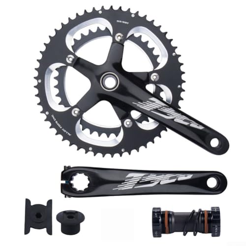 170 mm Kurbellänge Aluminiumlegierung Rennrad Kurbelgarnitur mit 53T und 39T Kettenblättern für hervorragende Leistung von zeroupshop