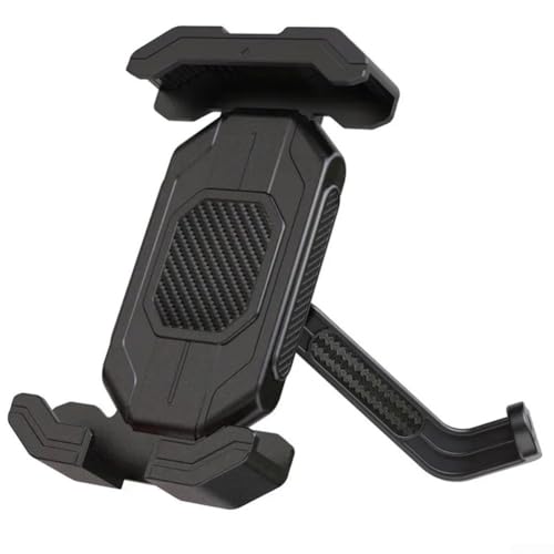 360 Grad drehbare Handyhalterung für Lenker mit sicherer Silikonklemme kompatibel mit 4 7 Zoll Handys für sicheren und stabilen Gebrauch (Rückspiegel) von zeroupshop