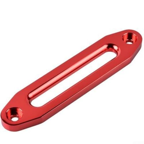 Aluminium-Führungsseil Offroad-Windenseil, hochfestes Nylon für effiziente Leistung und einfache Handhabung (rot) von zeroupshop