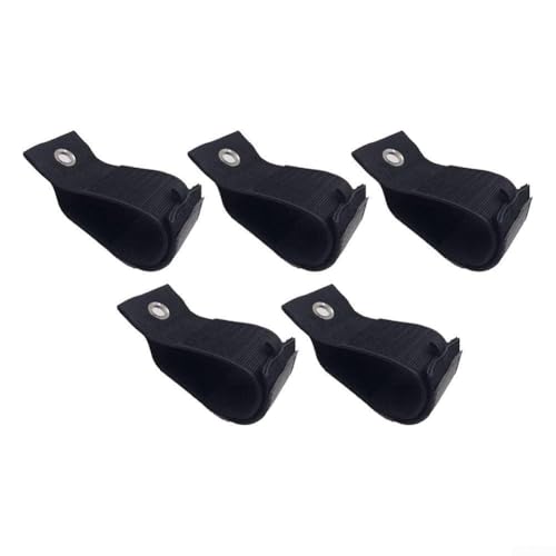 Aufbewahrungsgurte für LKW, Boot, Wohnmobil, 5 Stück, strapazierfähiges Nylon mit rostbeständiger Metallöse, zuverlässige Spanngurte für die Organisation von Garage, Hof und Outdoor-Ausrüstung (25 mm von zeroupshop