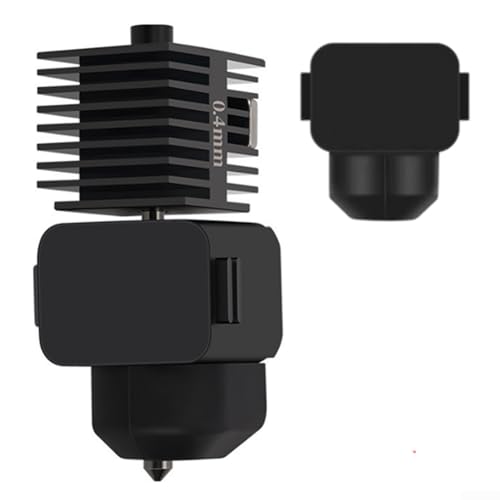 Crafted Stainless Steel 0 4MM Nozzle Hot End Kit Equipped with Two Protective Silicone Sleeves for Durability von zeroupshop
