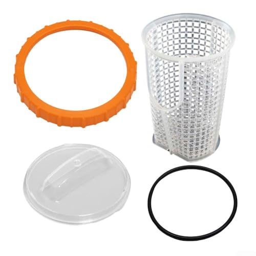 Ersatz-Sandfilterpumpen-Set mit Mutter, Filterdeckel, Korb und Dichtung für Poolsysteme Modellnummern 58486 58497 58499 und Serie Ersatz-Sandfilterpumpen-Set mit Mutter, Filterdeckel, Korb und Dichtung für Poolsysteme Modellnummern 58486 58497 58499 und Serie von zeroupshop