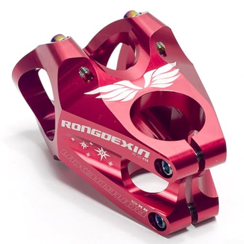 Fahrradlenker für Mountainbike-Reiten, kurze Erhöhung mit hochfester Aluminiumkonstruktion (rot) von zeroupshop