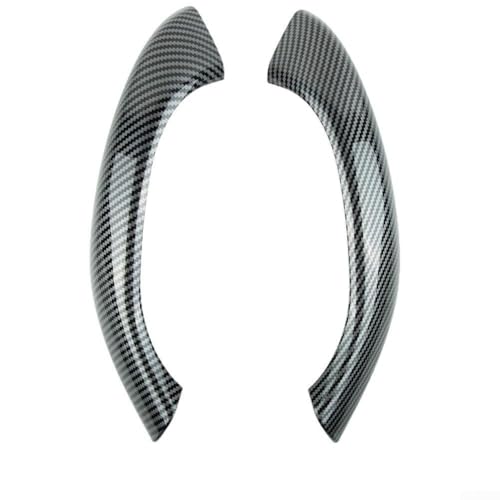Für BMW X1 F48 F49 und X2 F39 Innentürgriffverkleidung 2016 2020, kompatibel mit Linkslenker-Fahrzeugen (Kohlefaser links rechts) von zeroupshop