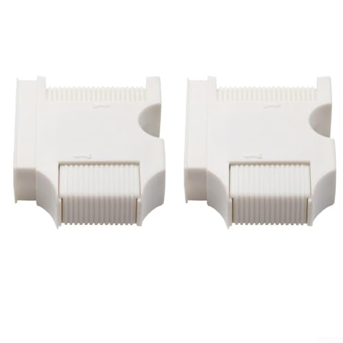 Für Bootskotflügelaufhänger 2er-Set mit Schnellverschluss und Verbindungsfunktion, entworfen für einfaches Fenderlinien-Management auf verschiedenen Bootsschienen (A) von zeroupshop